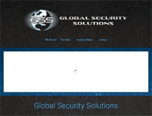 Tablet Screenshot of globalsecuritysolutions.com
